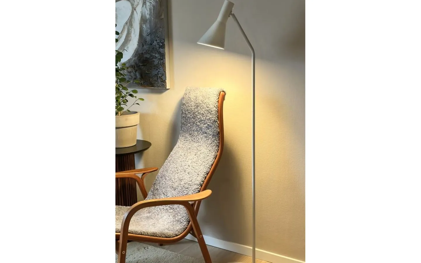 Golvläslampor-Aneta Ceres Golvlampa 146cm Sand
