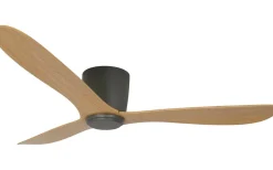Takfläktar|Sovrum-Texa Design Cetus II 132cm Takfläkt Antracit Motor, Ek Blad