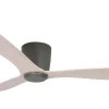 Takfläktar|Sovrum-Texa Design Cetus II 132cm Takfläkt Antracit Motor, Vitlaserad Ek Blad