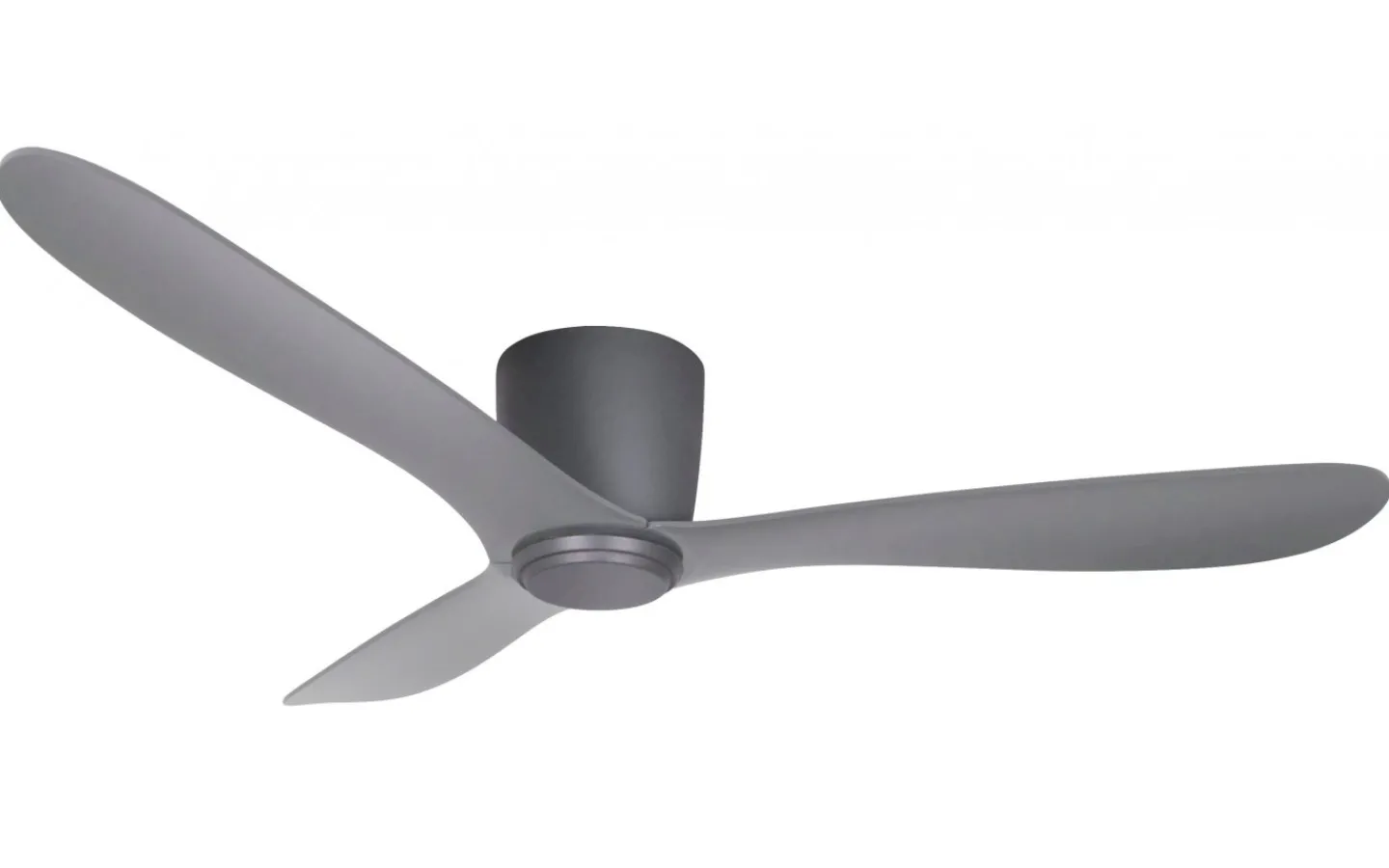 Takfläktar|Vardagsrum-Texa Design Cetus II 132cm Takfläkt Antracit Motor, Silverblad
