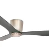Takfläktar|Sovrum < Texa Design Cetus II 132cm Takfläkt Nickelfärgad Motor, Antracit Blad