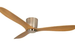 Takfläktar|Vardagsrum < Texa Design Cetus II 132cm Takfläkt Nickelfärgad Motor, Ek Blad