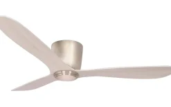 Takfläktar|Vardagsrum < Texa Design Cetus II 132cm Takfläkt Nickelfärgad Motor, Vitlaserade Ekblad