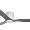 Takfläktar|Sovrum-Texa Design Cetus II 132cm Takfläkt Vit Motor, Antracit Blad