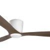 Takfläktar|Sovrum-Texa Design Cetus II 132cm Takfläkt Vit Motor, Valnötsblad