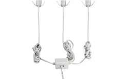 Minispotlights & Ledpuckar-Eglo Chango LED-Spot för fönstersmygar 32mm, 3000K 1W(10W) Vit IP44 Kit-3 pack