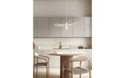 Stora Taklampor Ø50-69 Cm < Reality Chapeau Taklampa 60cm E27 matt vit