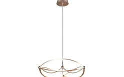Stora Taklampor Ø50-69 Cm < Trio Lighting Charivari Takpendel 62cm LED matt mässing