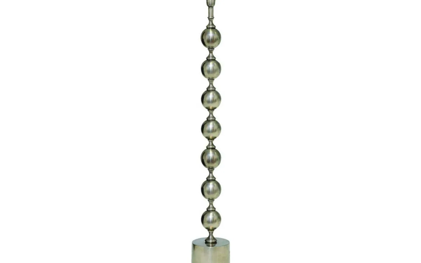 Golvfötter|Lampfötter-Hallbergs Charlotta Golvfot 132cm Antik Silver