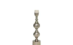 Vardagsrum|Lampfötter-Hallbergs Charlotta Lampfot 35cm Antik Silver