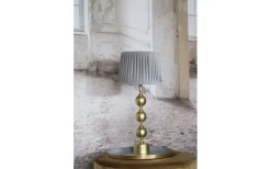 Vardagsrum|Sovrum < Hallbergs Charlotta Lampfot 66cm Mässing