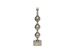 Vardagsrum|Sovrum-Hallbergs Charlotta Lampfot 66cm Silver