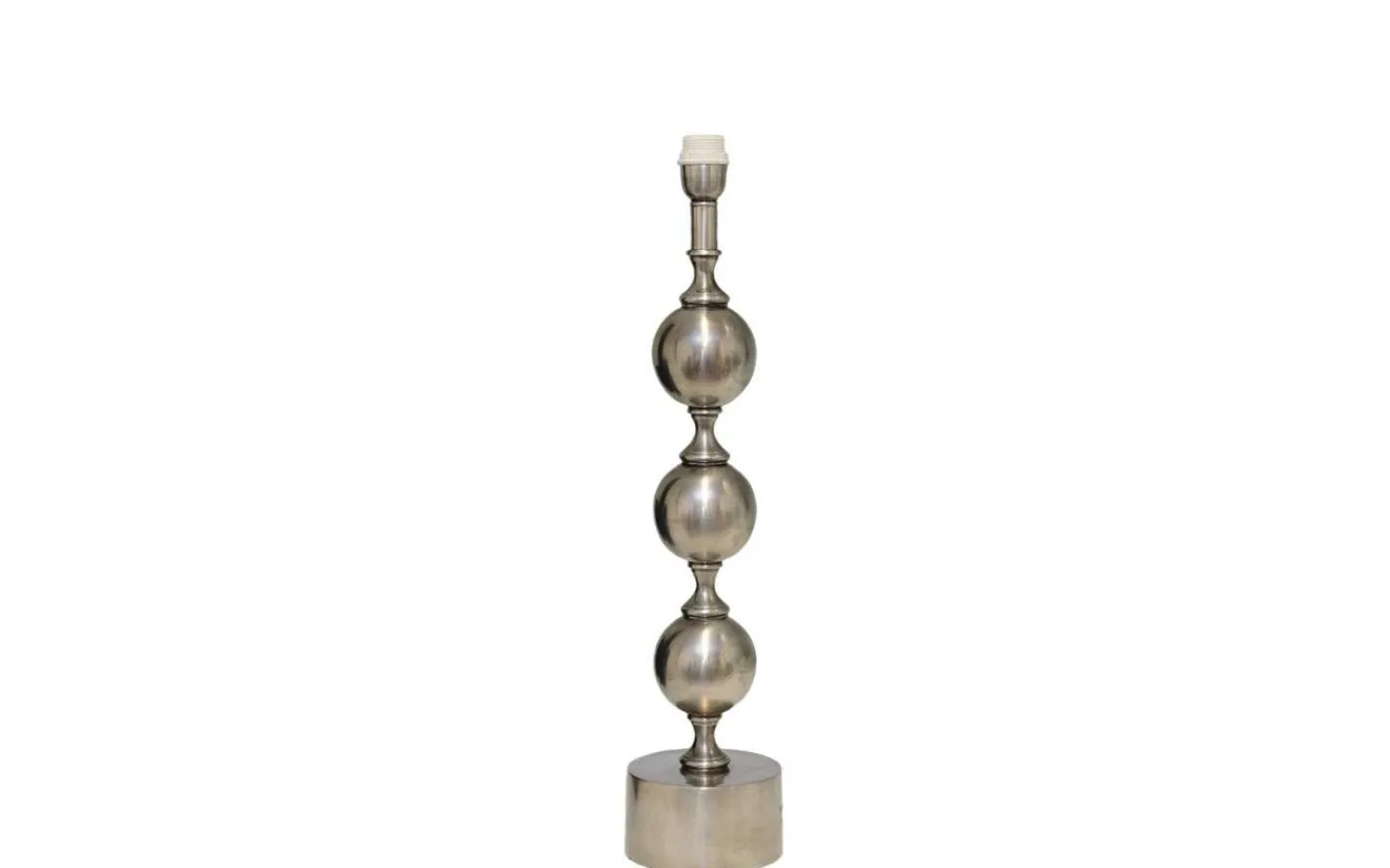 Vardagsrum|Sovrum-Hallbergs Charlotta Lampfot 66cm Silver