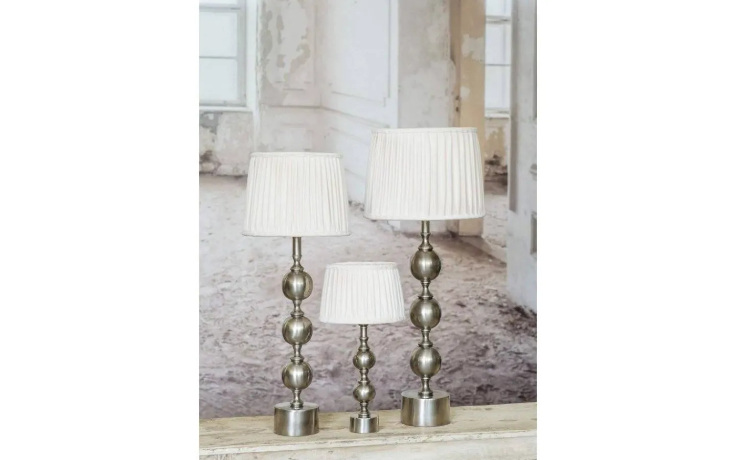 Vardagsrum|Sovrum-Hallbergs Charlotta Lampfot 66cm Silver