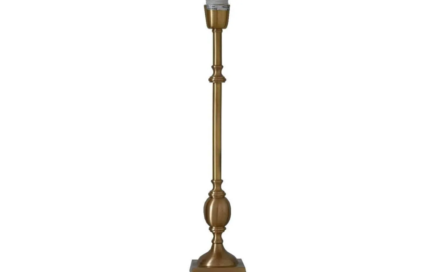 Lampfötter < Hallbergs Charlstone Lampfot 49cm Mässing