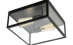 Plafonder < Eglo Charterhouse Plafond 36cm 2L Svart/Klar