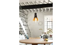 Fönsterlampor < Eglo Chasely Fönsterlampa 20cm Svart/Brun Ombré