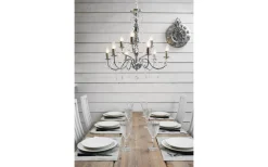 Kristallkronor-Aneta Chateau Kristallkrona 9L 60cm Krom