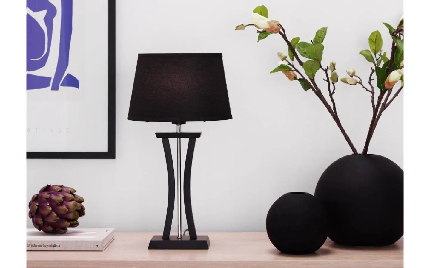 Vardagsrum|Sovrum-Cottex Chelsea Bordslampa 47cm Svart