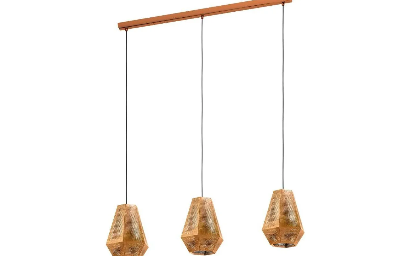 Avlånga Taklampor < Eglo Chiavica Taklampa 97cm 3L Mässing
