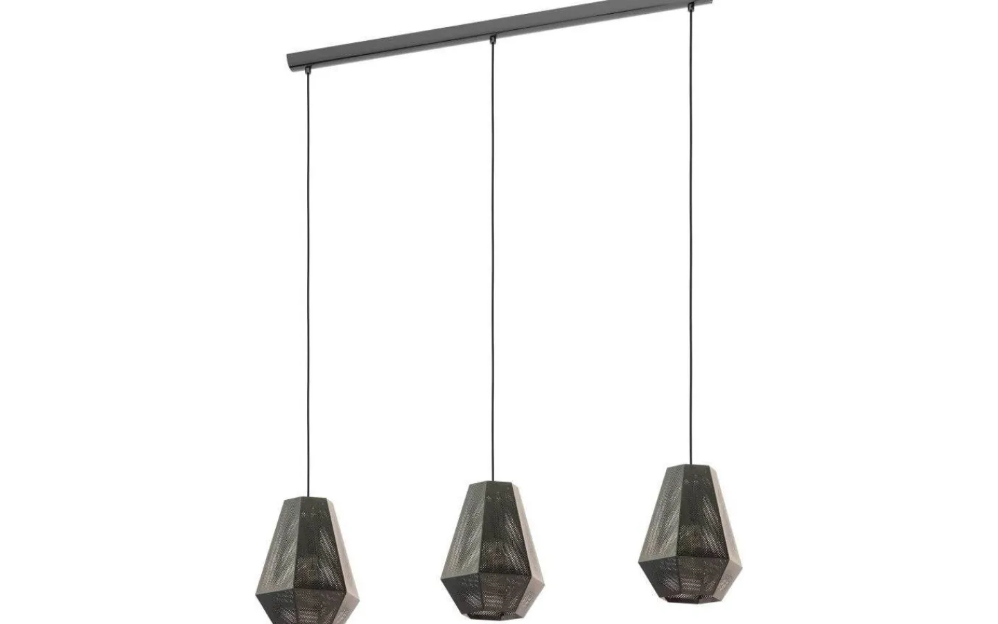 Avlånga Taklampor < Eglo Chiavica Taklampa 97cm 3L Silver/Svart