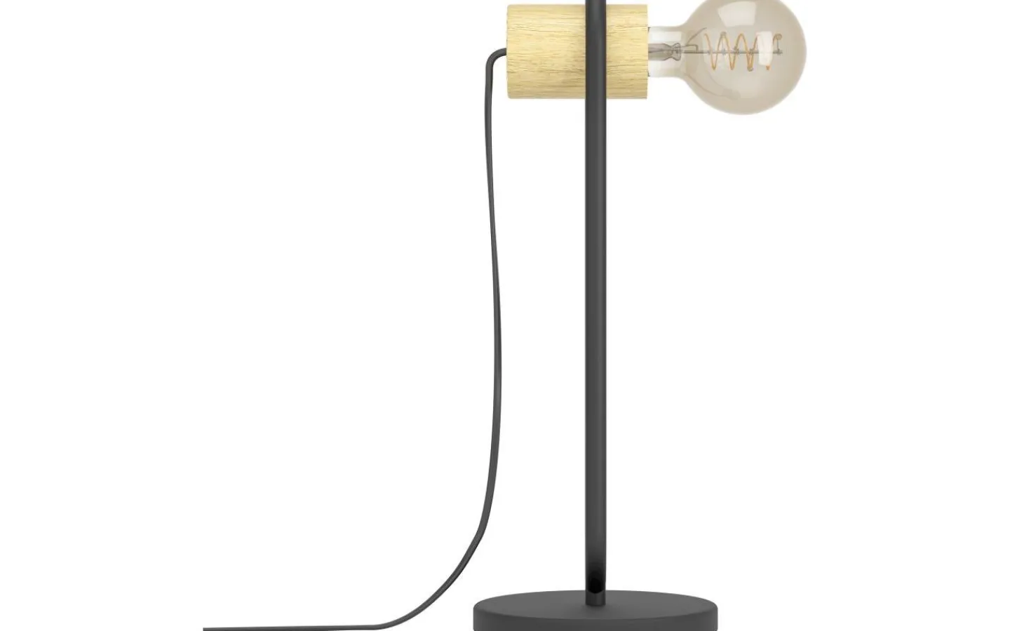 Bordslampor < Eglo Chieveley Bordslampa 41cm Svart