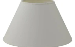 Enfärgade Runda Lampskärmar-Hallbergs Chintz Lampskärm Ø32cm Offwhite