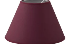 Enfärgade Runda Lampskärmar < Hallbergs Chintz Lampskärm Ø20cm Vinröd