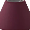Enfärgade Runda Lampskärmar < Hallbergs Chintz Lampskärm Ø50cm Vinröd