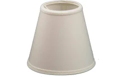 Enfärgade Runda Lampskärmar < Hallbergs Chintz Lampskärm Ø11cm Vit