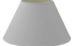 Enfärgade Runda Lampskärmar-Hallbergs Chintz Lampskärm Ø32cm Vit