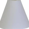 Toppringsskärmar-Hallbergs Chintz Toppringskärm Ø22cm Vit