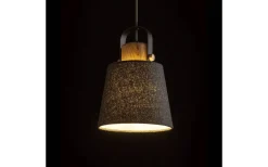 Fönsterlampor < Rendl Choupette Fönsterlampa 15cm Grå/Textil/Trä