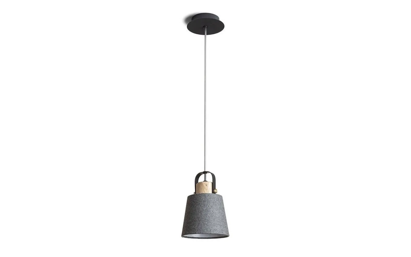 Fönsterlampor < Rendl Choupette Fönsterlampa 15cm Grå/Textil/Trä