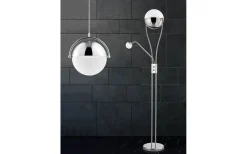 Uplight|Golvläslampor-Trio Lighting Chris Golvlampa LED uplight krom