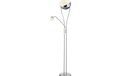 Uplight|Golvläslampor-Trio Lighting Chris Golvlampa LED uplight krom