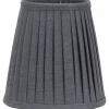Toppringsskärmar < PR Home Cia Toppringskärm Ø20cm Plissé Grå