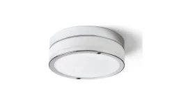 Badrumslampor Tak|Plafonder < Rendl Cira Plafond 23,5cm LED 12W 3000K Opalglas/Krom IP44