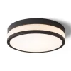 Badrumslampor Tak|Plafonder < Rendl Cira Plafond 35cm LED 24W 3000K Opalglas/Svart IP44