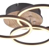 Plafonder < Reality Circle Plafond LED träimitation/mattsvart