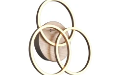 Plafonder < Reality Circle Plafond LED träimitation/mattsvart