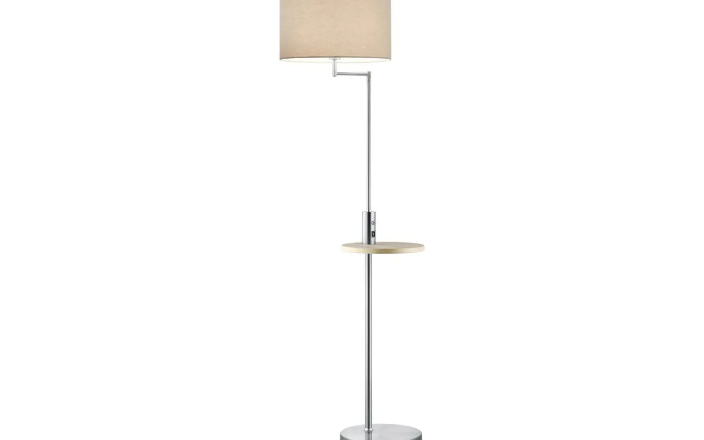 Golvlampor|Golvläslampor < Trio Lighting Claas Golvlampa E27 borstat stål