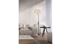 Golvlampor|Golvläslampor-Trio Lighting Claas Golvlampa E27 mattsvart