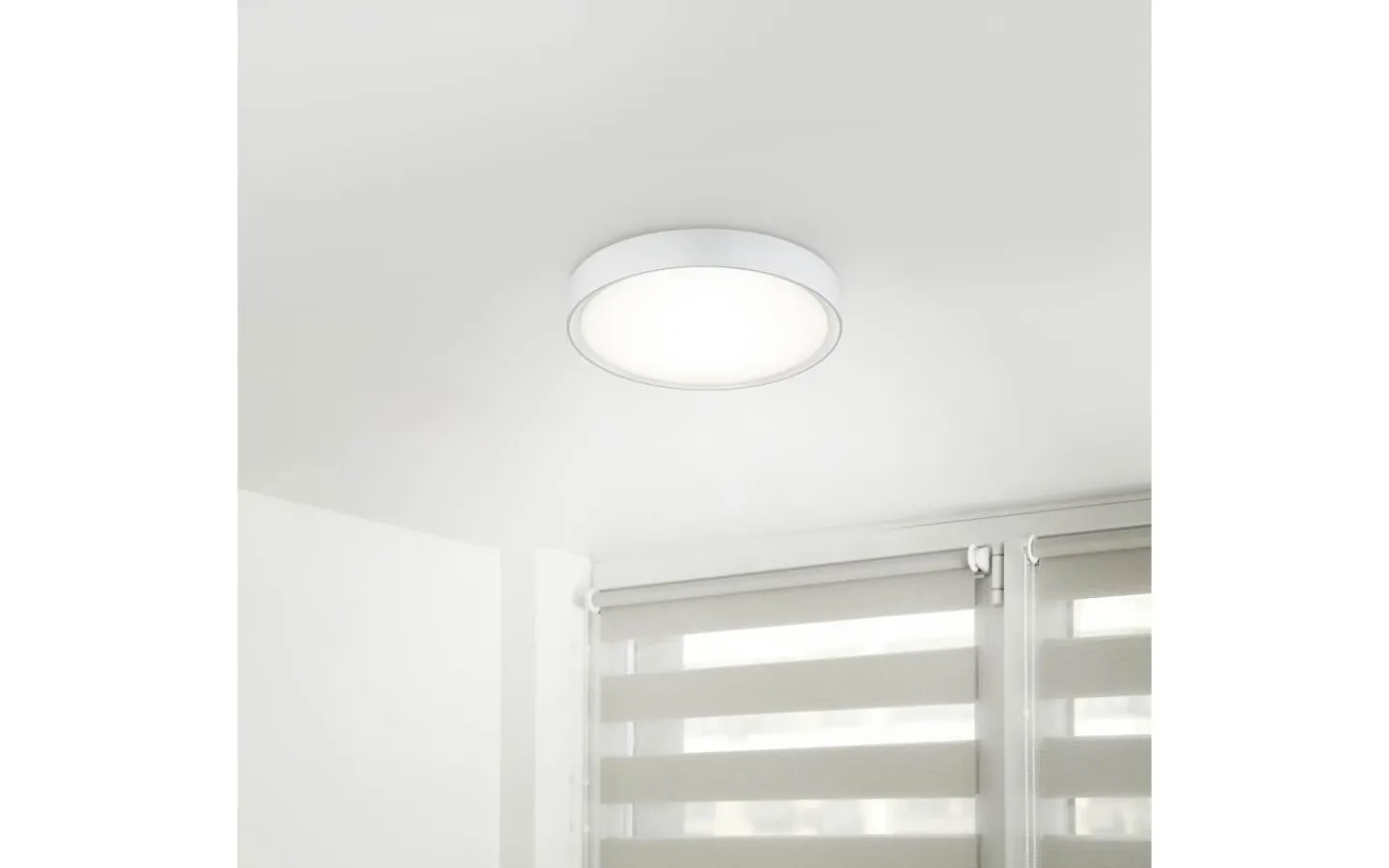 Badrumslampor Tak-Trio Lighting Clarimo H2O Plafond LED vit IP44