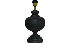 Lampfötter < Hallbergs Clark Lampfot 37cm Antik Svart