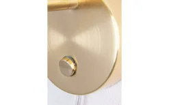 Sovrum|Läslampor-Globen Lighting Clark 1 Vägglampa E27 Svart/Borstad Mässing