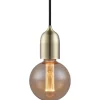 Sladdställ Med Sockel-Halo Design Classic Pendel Med E27-Sockel Antik Mässing