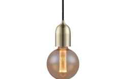 Sladdställ Med Sockel-Halo Design Classic Pendel Med E27-Sockel Antik Mässing