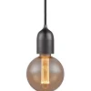 Sladdställ Med Sockel < Halo Design Classic Pendel Med E27-Sockel Gun Black