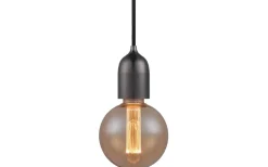 Sladdställ Med Sockel < Halo Design Classic Pendel Med E27-Sockel Gun Black